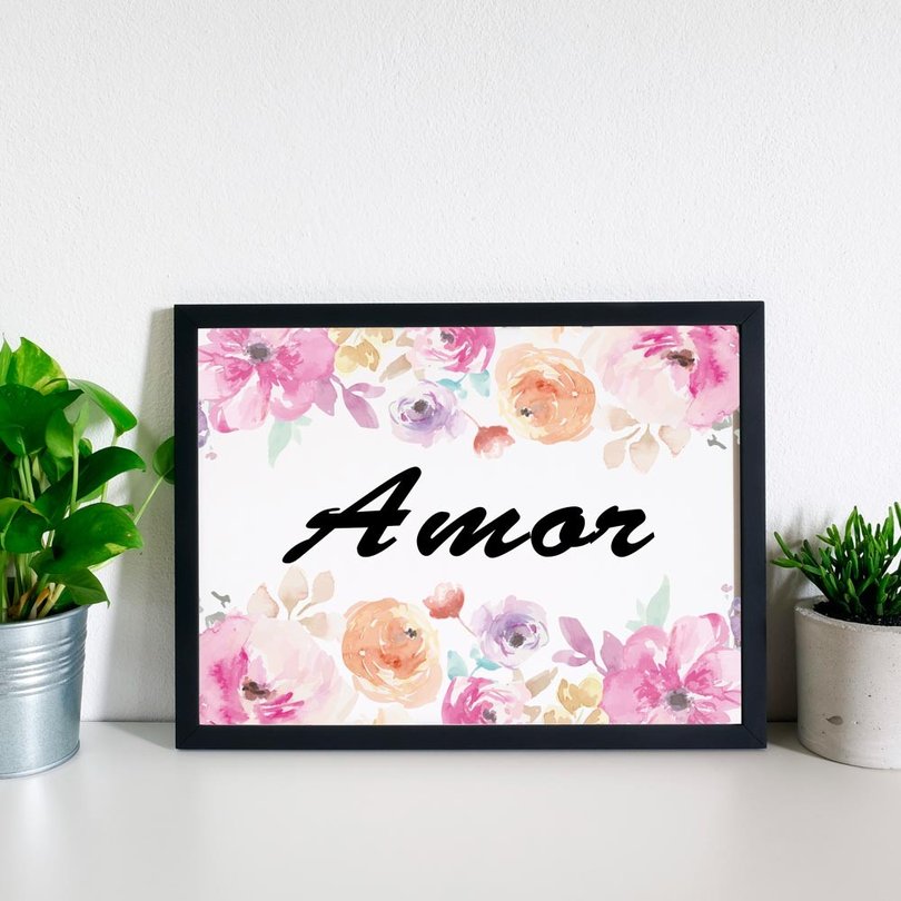 Quadro Decorativo - Jogo Amor