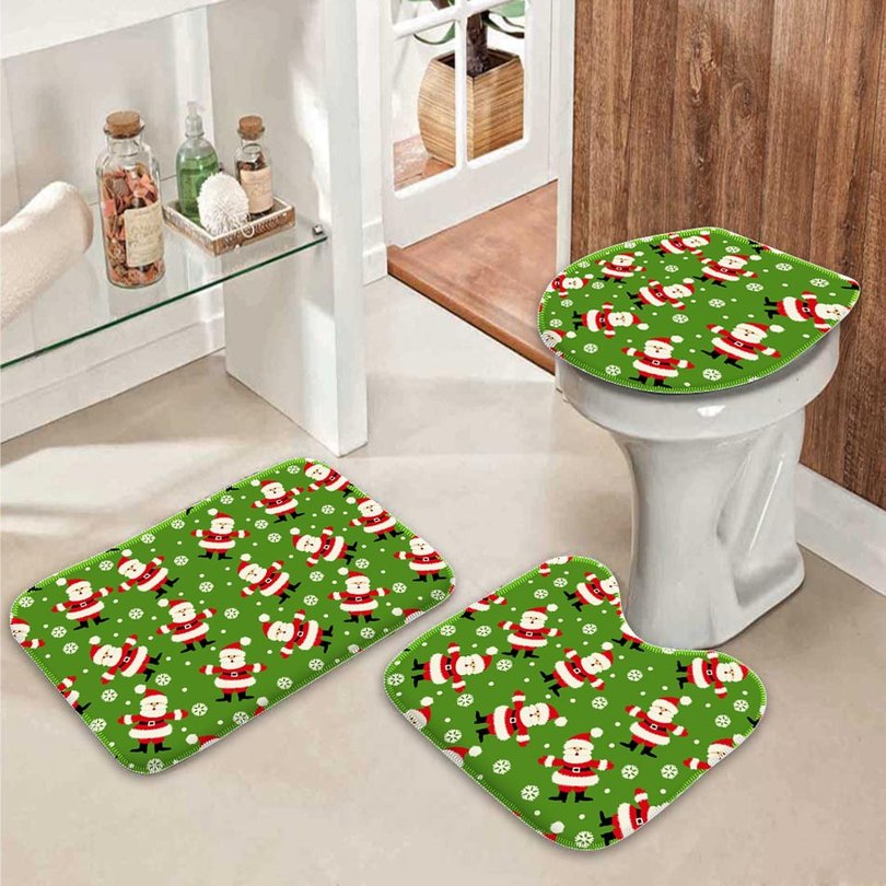 Jogo Tapetes para Banheiro Multi Noel Jogo Tapetes para Banheiro Multi Noel