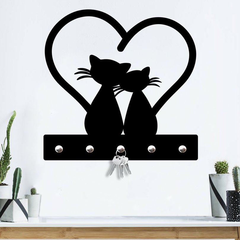 Porta Chaves Cat Love Porta Chaves Cat Love