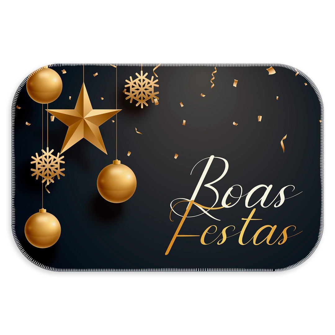 Tapete de Natal para Porta Boas Festas Moderno Único