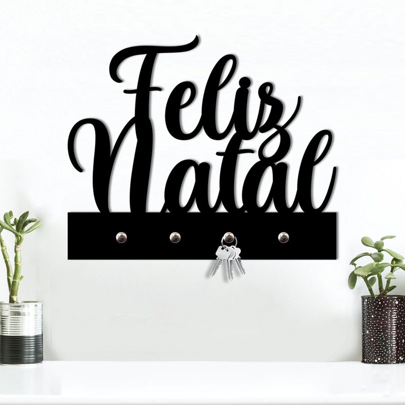 Porta Chaves de Natal Feliz Natal Porta Chaves de Natal Feliz Natal
