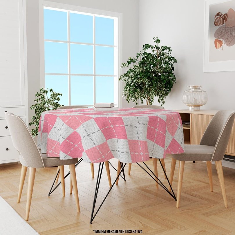 Toalha de mesa rosa para meninas, bonito pano de mesa xadrez, Ins Dormitory  Mat, papel de
