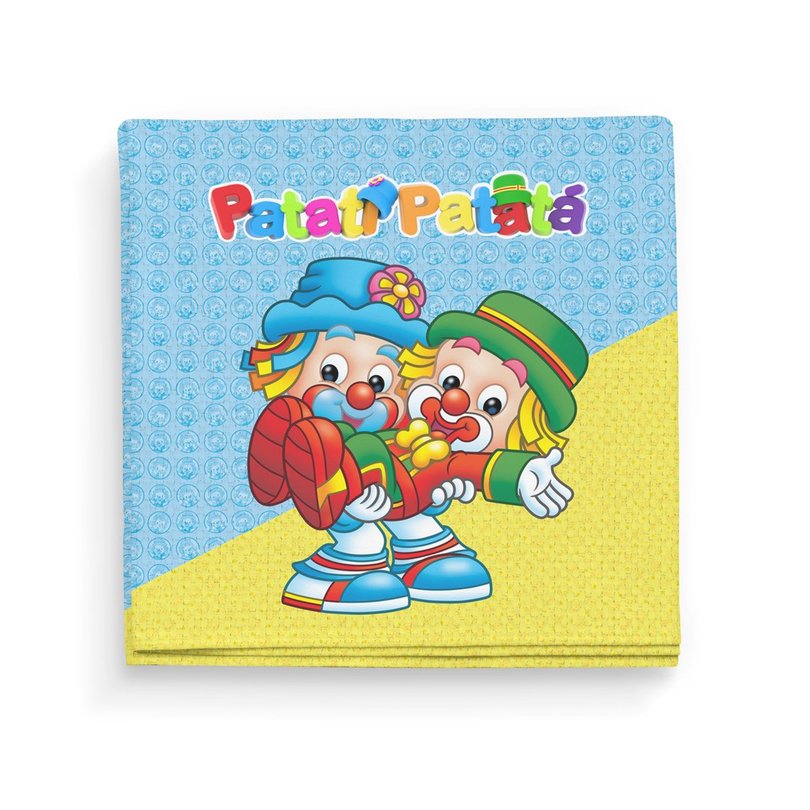 Guardanapo de Tecido Patati Patatá Felizes - PRODUTO LICENCIADO Guardanapo de Tecido Patati Patatá Felizes - PRODUTO LICENCIADO