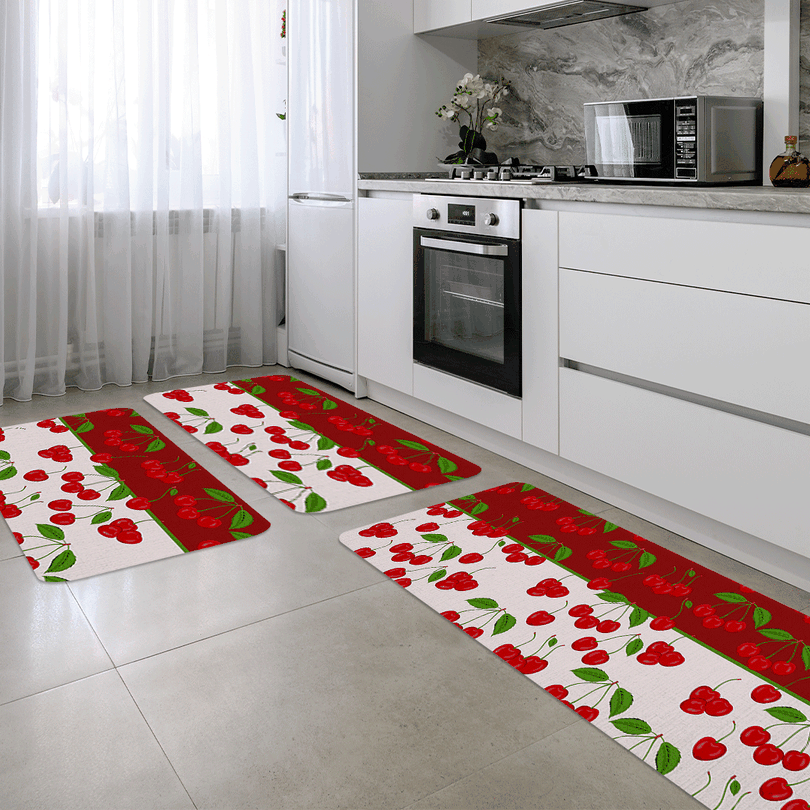 Jogo De Cozinha Com Cortina Completo 10 Peças - decoração Galinha Vermelha