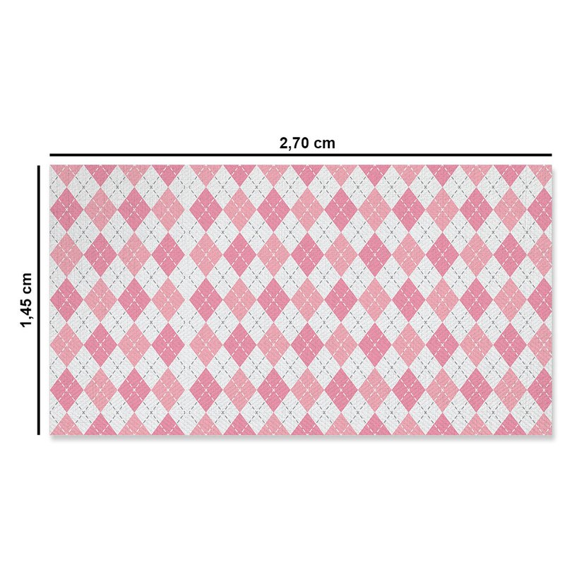 Toalha de mesa rosa para meninas, bonito pano de mesa xadrez, Ins Dormitory  Mat, papel de